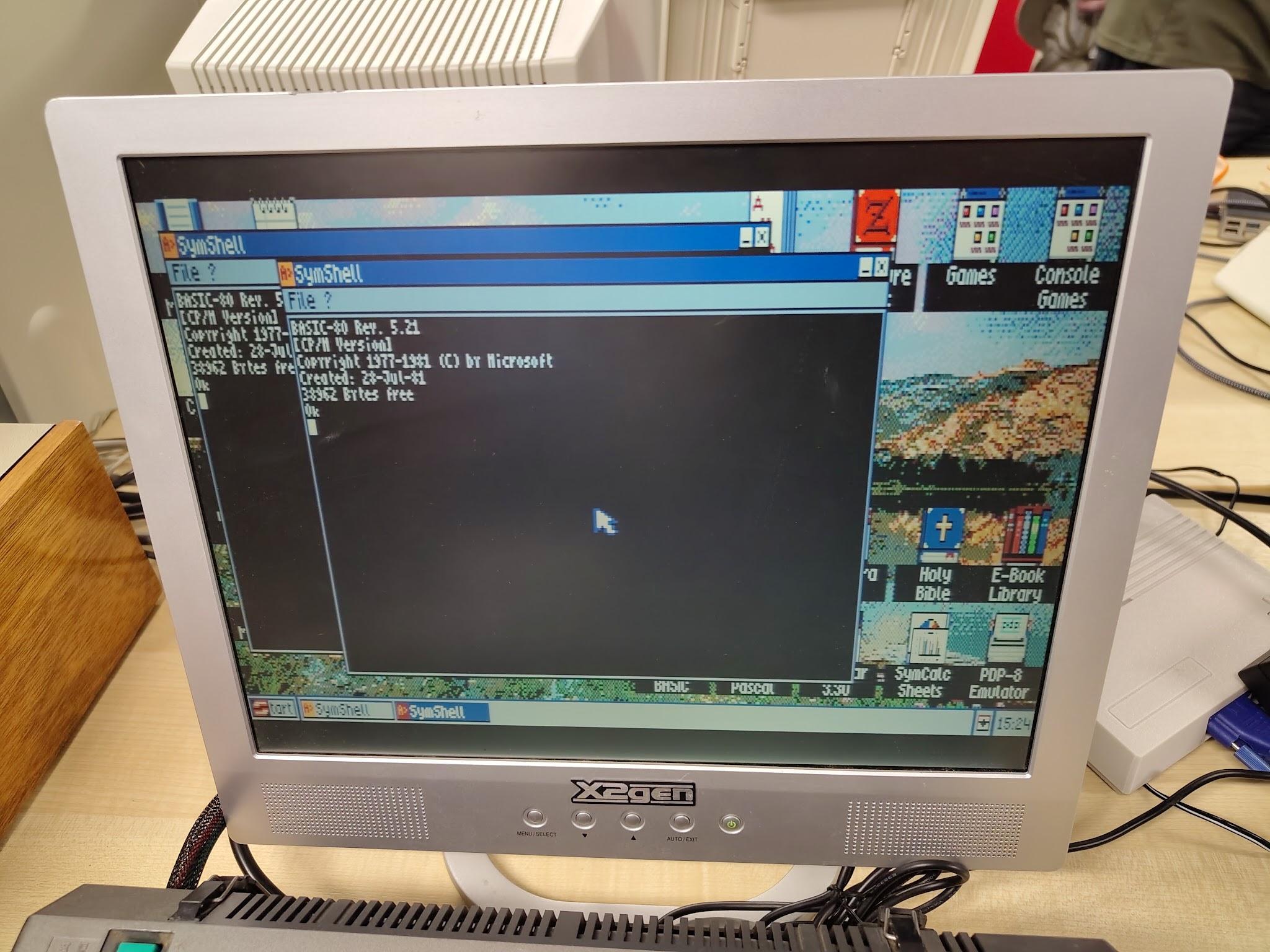 National MSX2 FS-4700 SymbOS screen