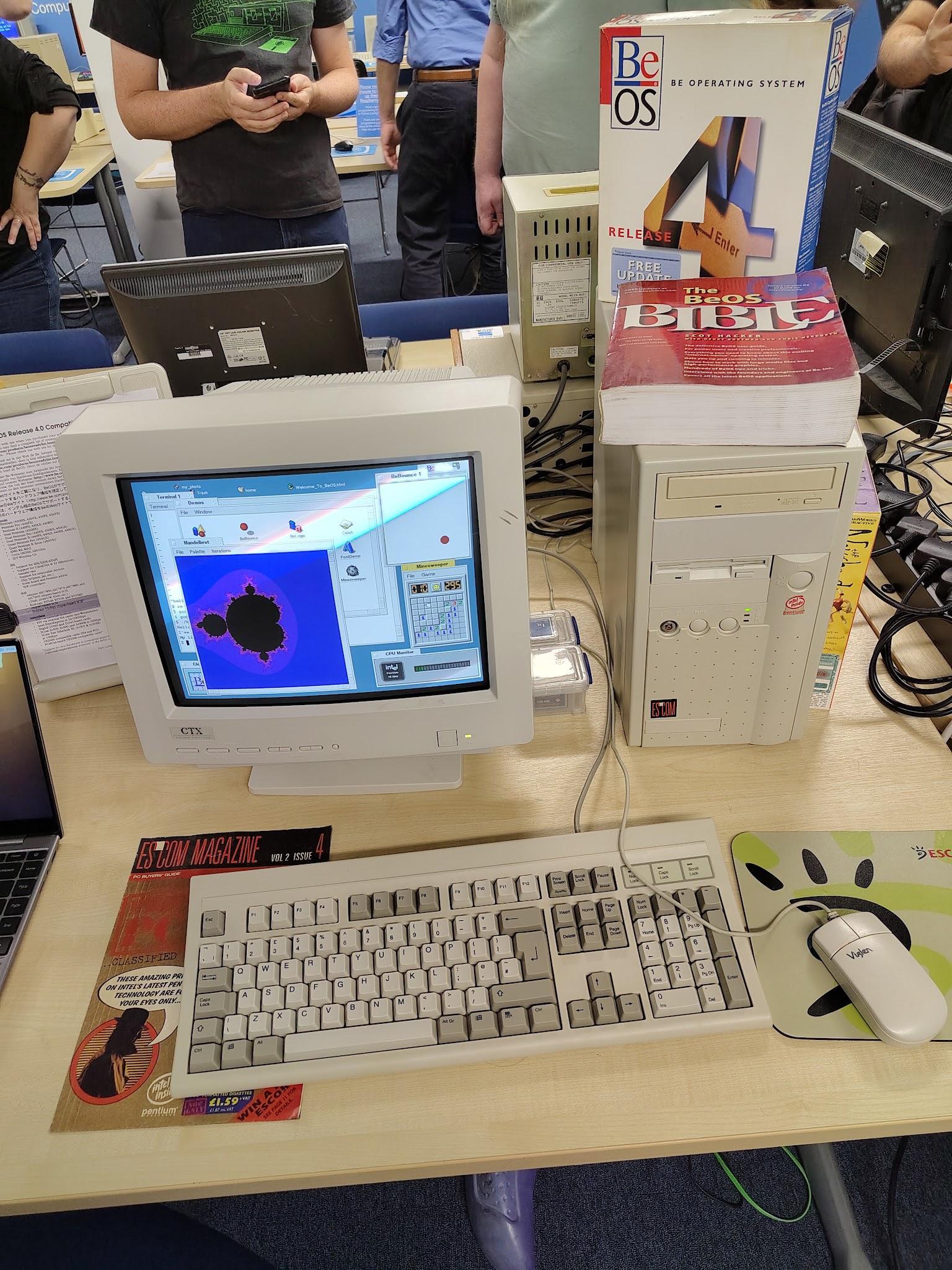 PC running BeOS 4.0